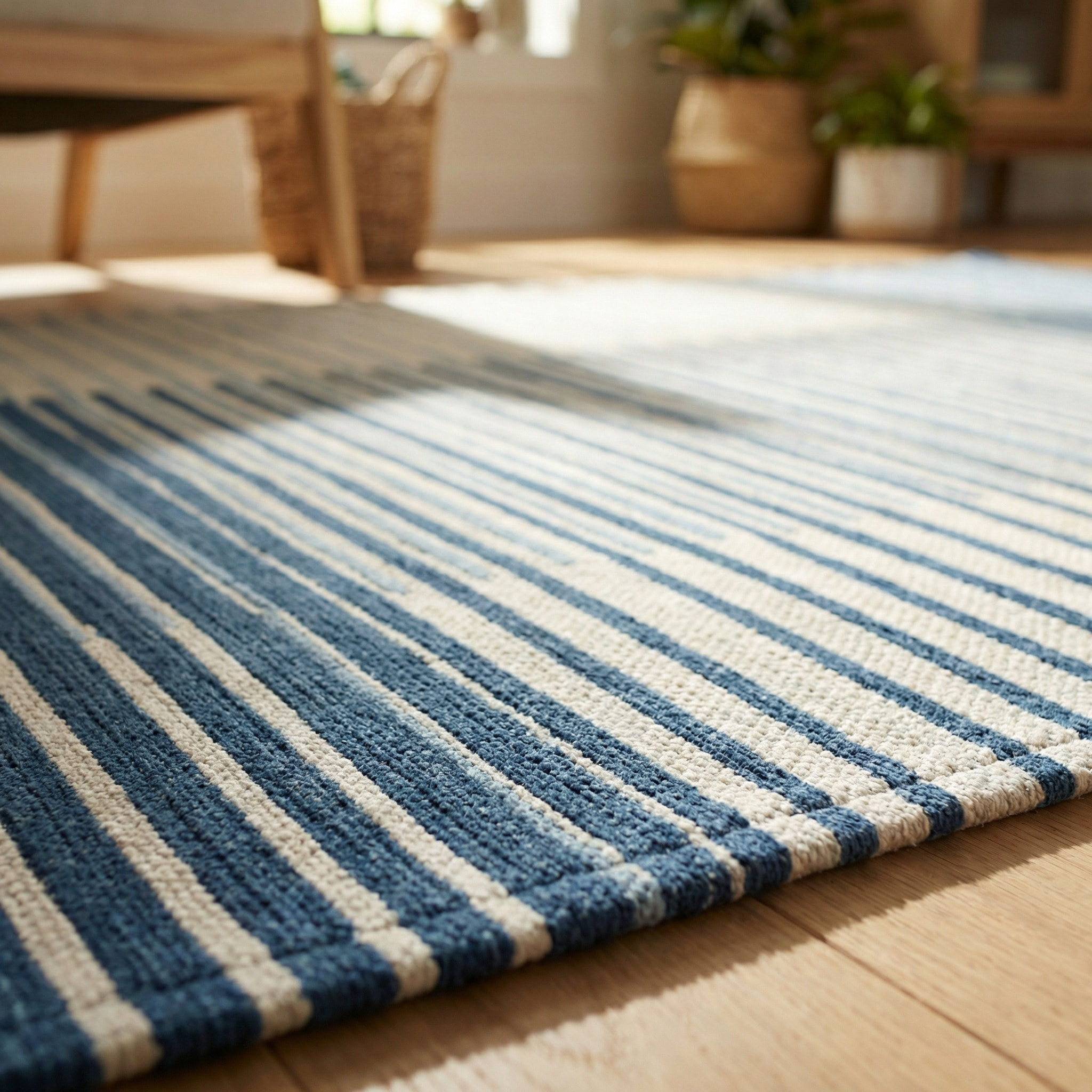 Tappeto arredo Neon azzurro topazio CON FONDO ANTISCIVOLO