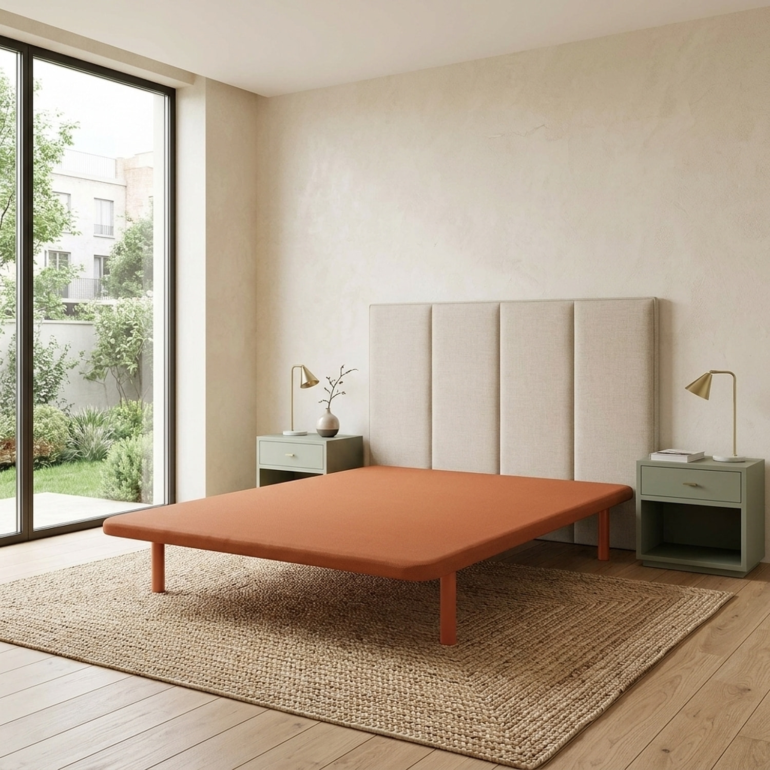 Cama Base Tapizada | Transpirable Tejido 3D | 25CM | Estructura reforzada | ENVIO, ENTREGA Y RETIRADA INCLUIDO