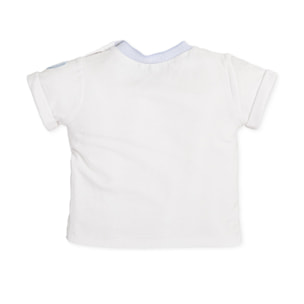 Camiseta - BLANCO CELESTE