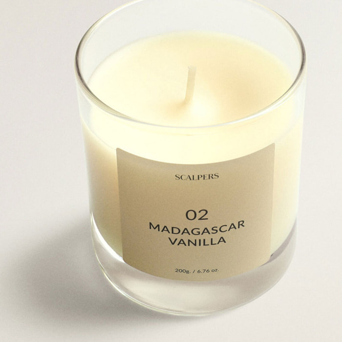 Set de 2 velas aromáticas 200gr aroma vainilla de madagascar scalpers