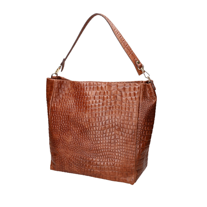 Borsa a spalla da donna - Modello Valtera - Vera pelle - 32.0 x 31.0 x 15.0 cm