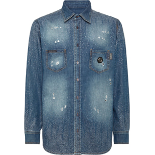 PHILIPP PLEIN Denim Shirt