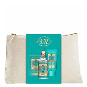 4711 Original - Coffret Eau de Cologne 50 ml + Gel Douche 50 ml + Pochettes Rafraîchissantes x10