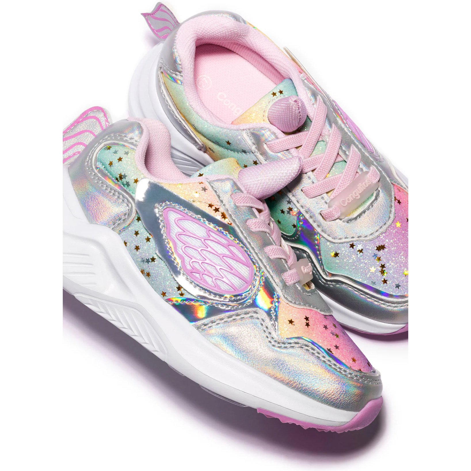 Zapatillas Unicornio Glitter Metalizado