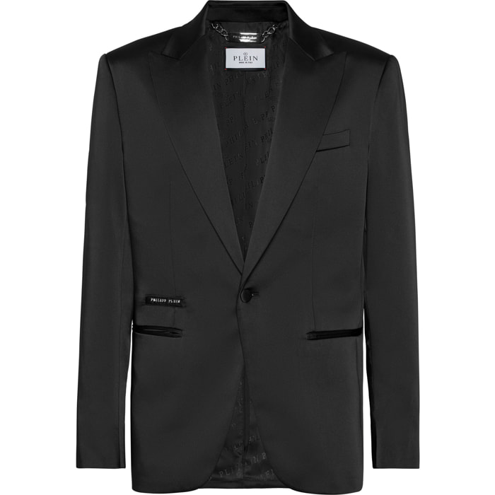 PHILIPP PLEIN One-Button Blazer Slim Fit