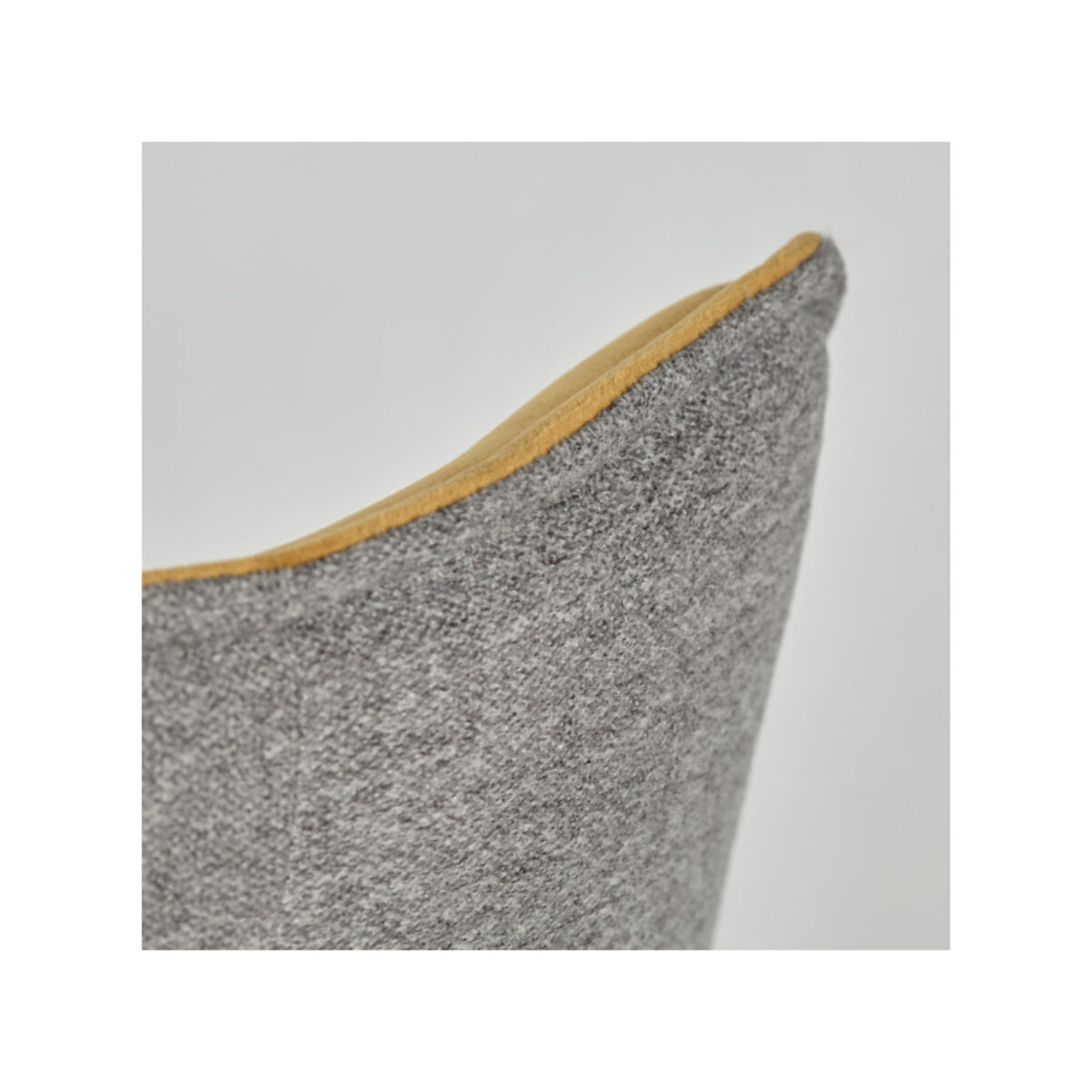 Chaise rotative 360° bicolore en velours et tissu & pieds en métal - 3 coloris - FLORENCE