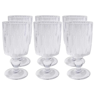 Verres à vin Fogli set de 6 Kare Design