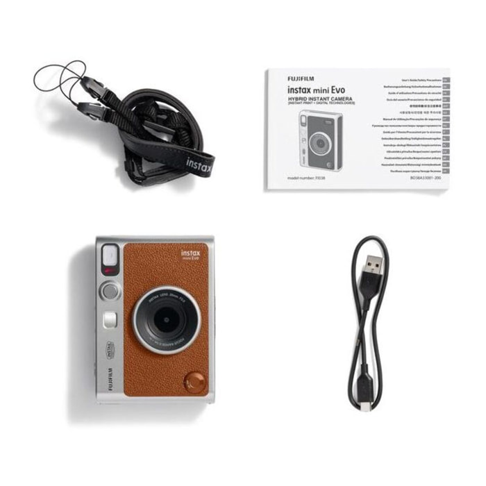 Appareil photo Instantané FUJIFILM Instax Mini EVO Brown