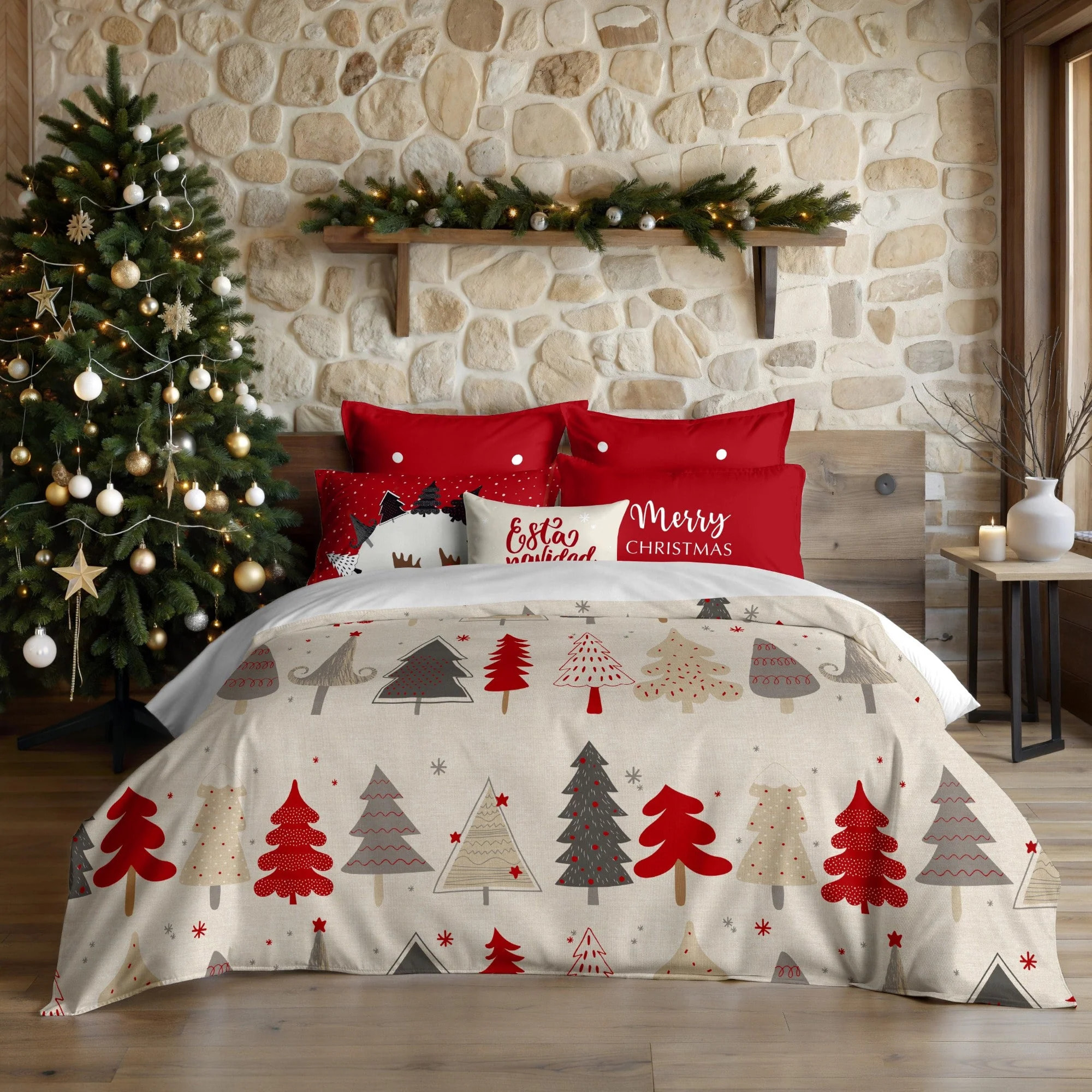 Housse de couette avec clics 100% coton Laponia 52