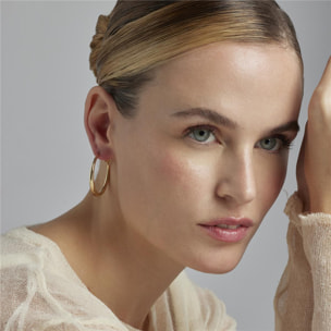 Pendientes Lux by Lux acabadoss en oro 18k