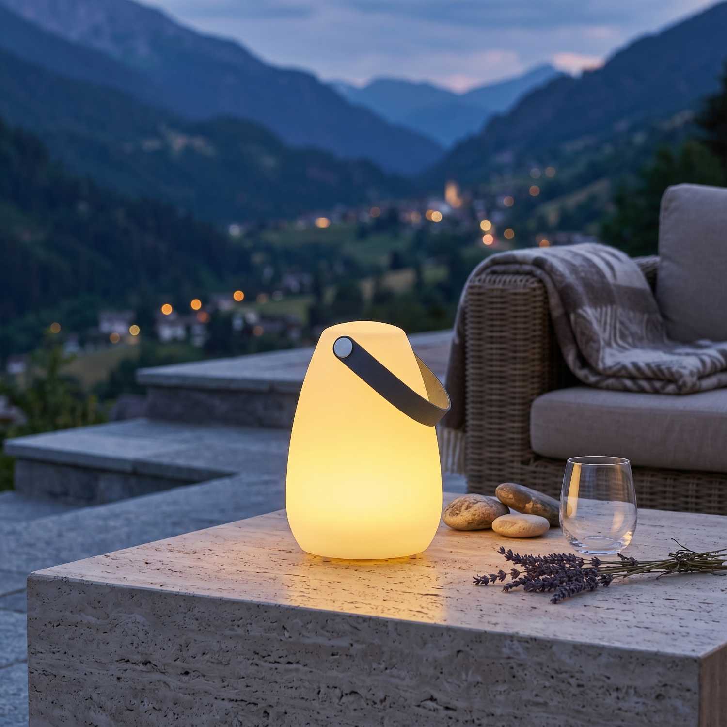 Lampe baladeuse sans fil LAURY RGB H28CM