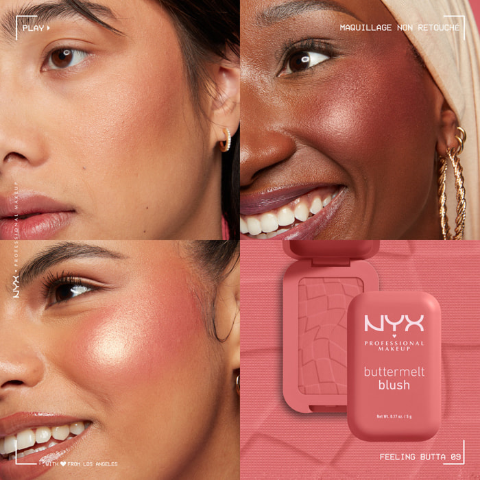 NYX Professional Makeup Buttermelt Blush Blush FEELING BUTTA