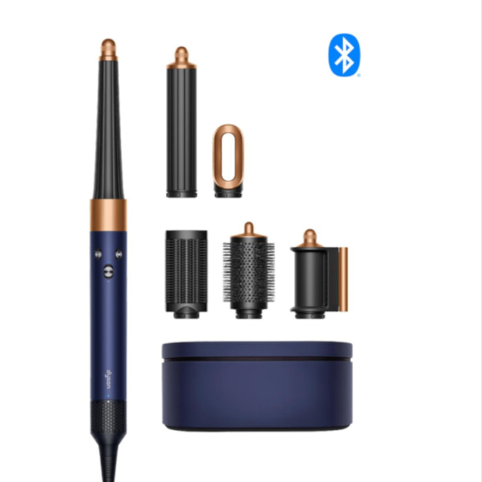 Multi-styler Dyson Airwrap i.d.™ - Cheveux raides à ondulés (Bleu de Prusse/Cuivré)