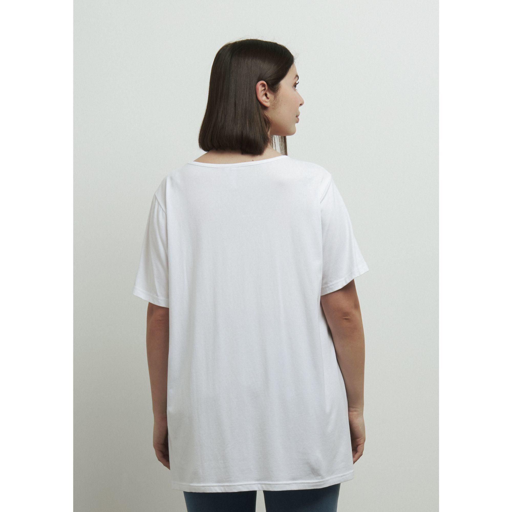 T-SHIRT BIANCO LANA CONBIPEL