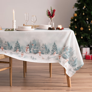 Nappe de Noël en coton155x100 cm