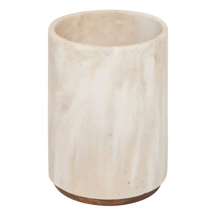Pot à cotons Come D12x17cm beige