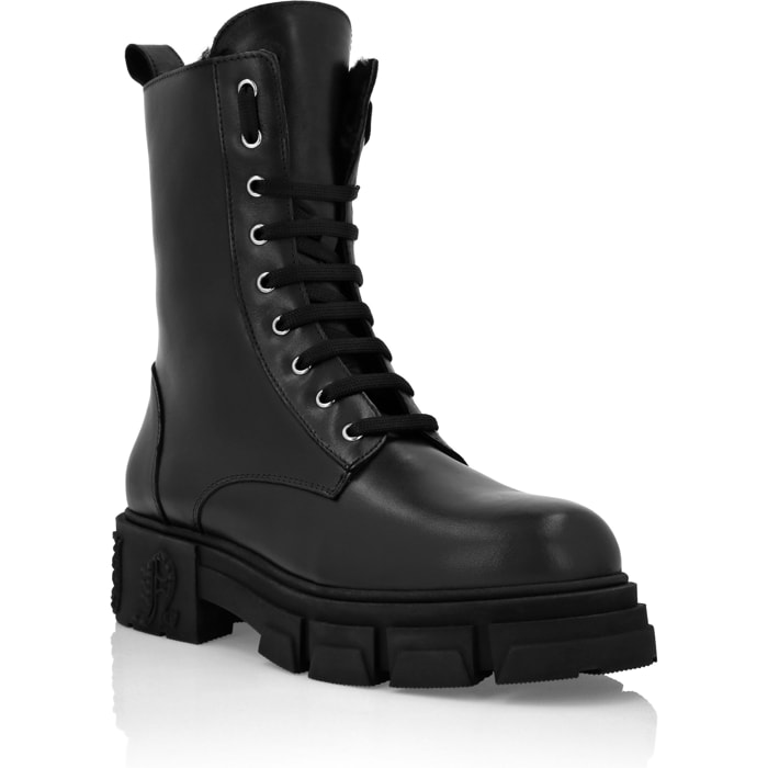 PHILIPP PLEIN Boots Mid Flat GOTHIC PLEIN