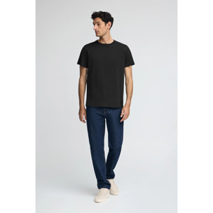 Camiseta Amore negra con parche personalizado Polo Club