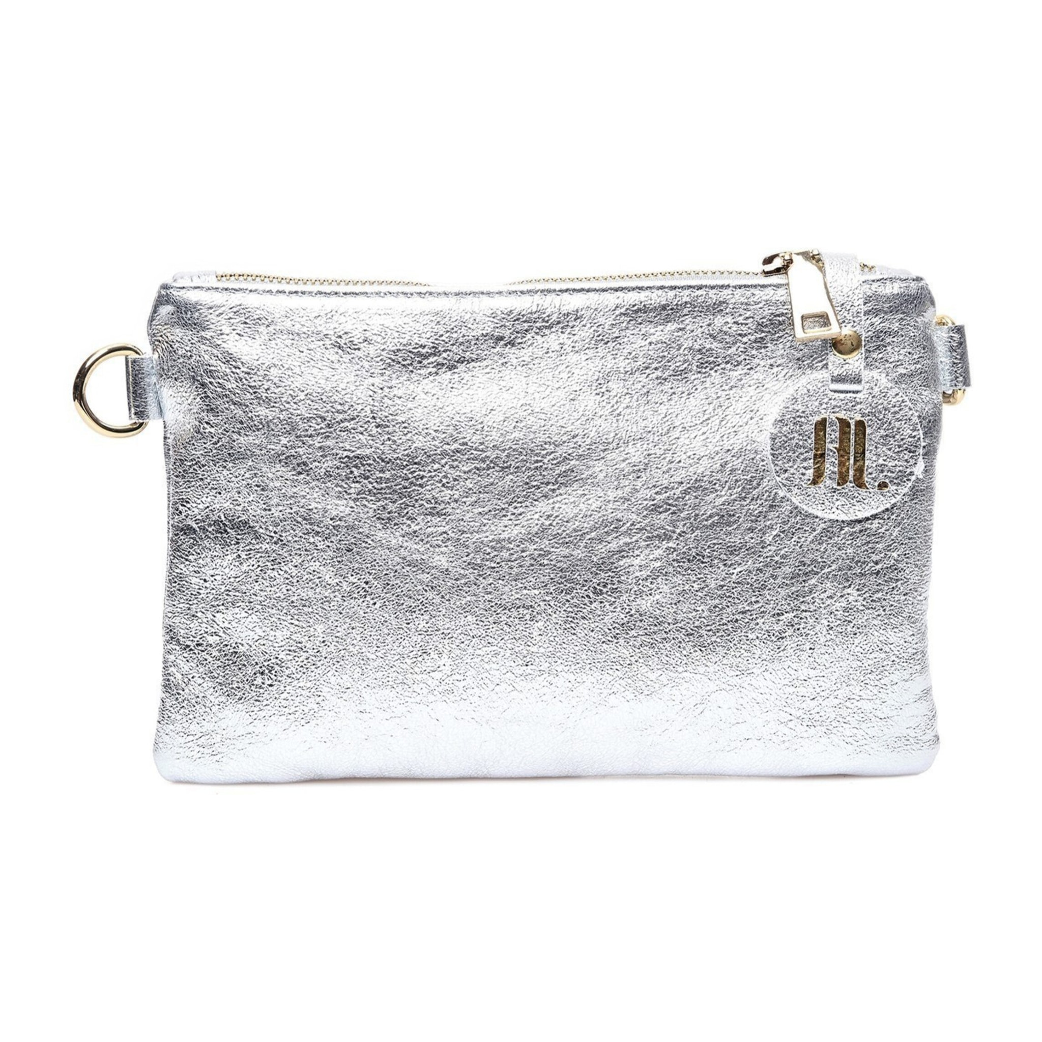 Borsa a spalla Anna Luchini Argentato