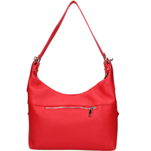 Borsa a spalla da donna In Vera pelle Made in Italy 30x30x9 cm