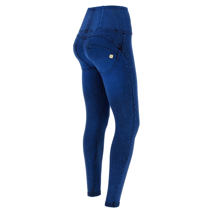 Jeggings push up WR.UP® superskinny vita alta tintura blu