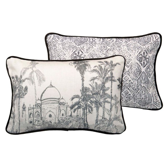 Cojin Taj Mahal Palmeras 45x13x30 Cm