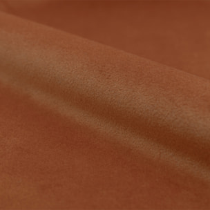 Fauteuil en velours orange curcuma - Mona