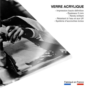 Tableau noir et blanc Photo de Paul Newman Tableau plexiglas