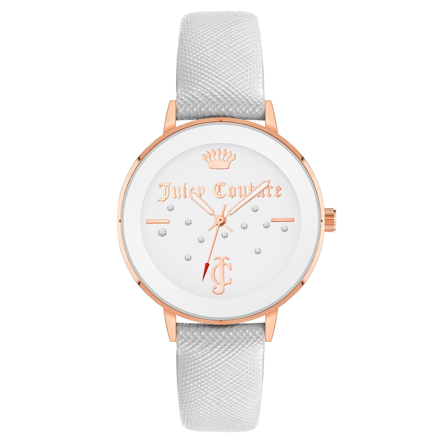 Reloj Juicy Couture JC1264RGWT Mujer Analogico Cuarzo con Correa de Polipiel