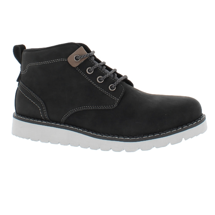 Armata di Mare Scarpe Uomo Stivaletti Casual Stringati con Soletta Rimovibile in Memory Foam AMU W24L638 Black