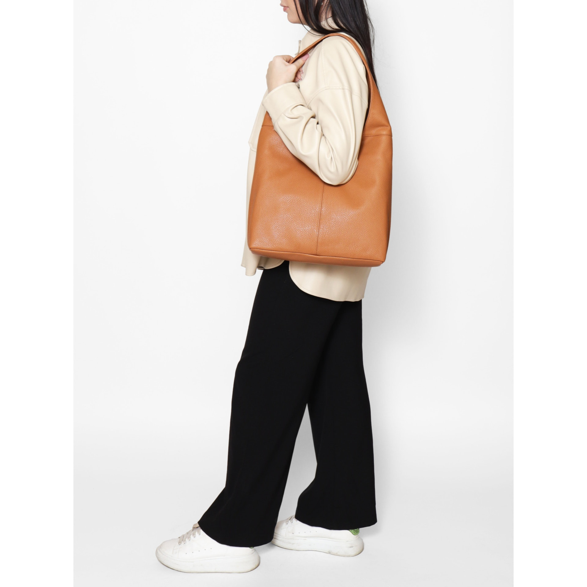 Borsa a mano da donna - Modello Aria - 100% pelle - 39.0 x 55.0 x 13.0 cm