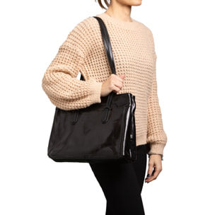 Borsa a spalla  da donna In Vera pelle Made in Italy 35x26x12 cm