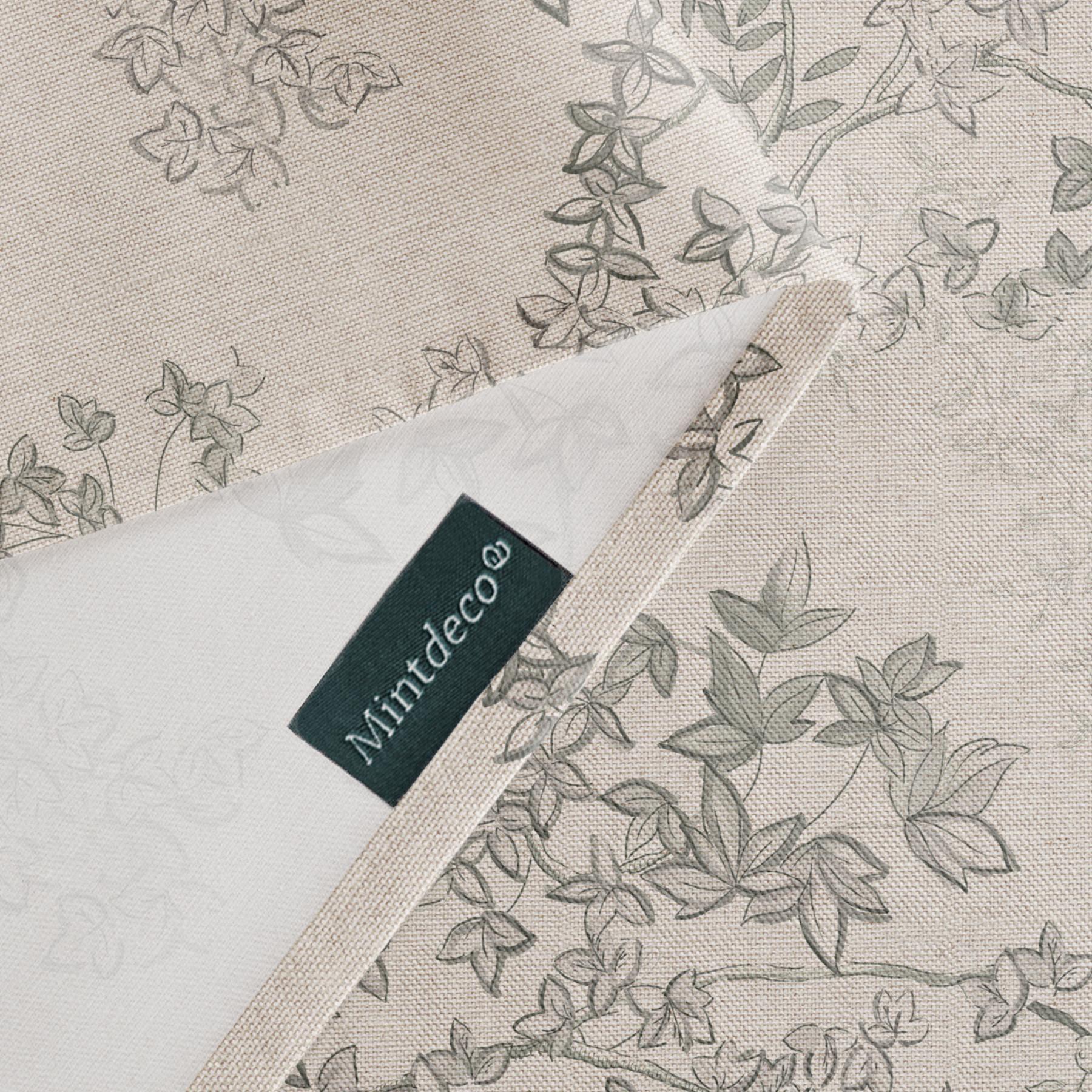 Nappe anti-taches SOMA GRIS CLAIR - en 100 % coton