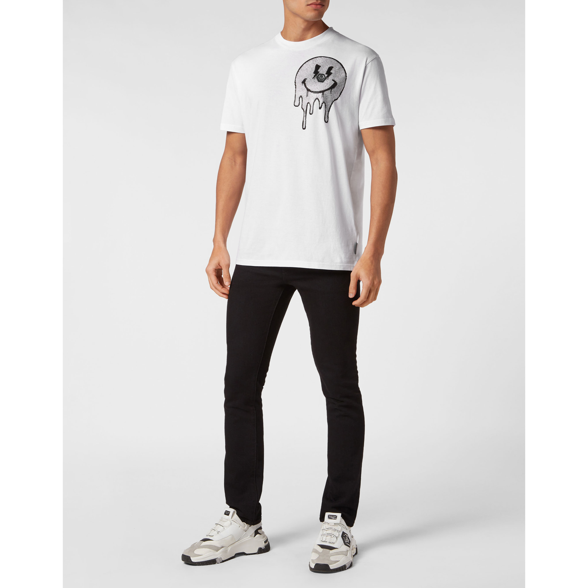 PHILIPP PLEIN Camiseta Cuello Redondo SMILE