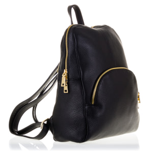 Monastier Bolso mochila Mujer.Piel auténtica Dollaro