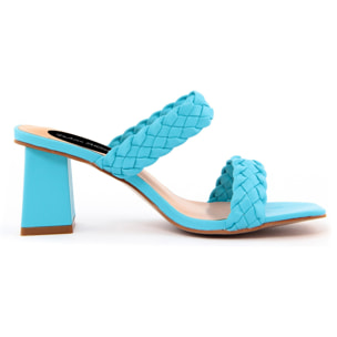 Sandali con tacco Donna colore Blu