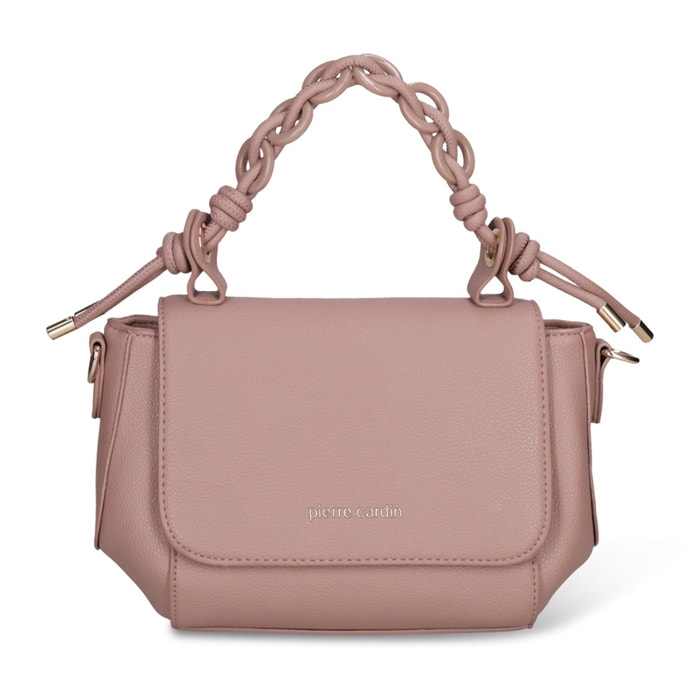 Borsa a mano da donna - Modello Celeste Chic - Pelle vegana PU - 25.0 x 15.0 x 11.0 cm