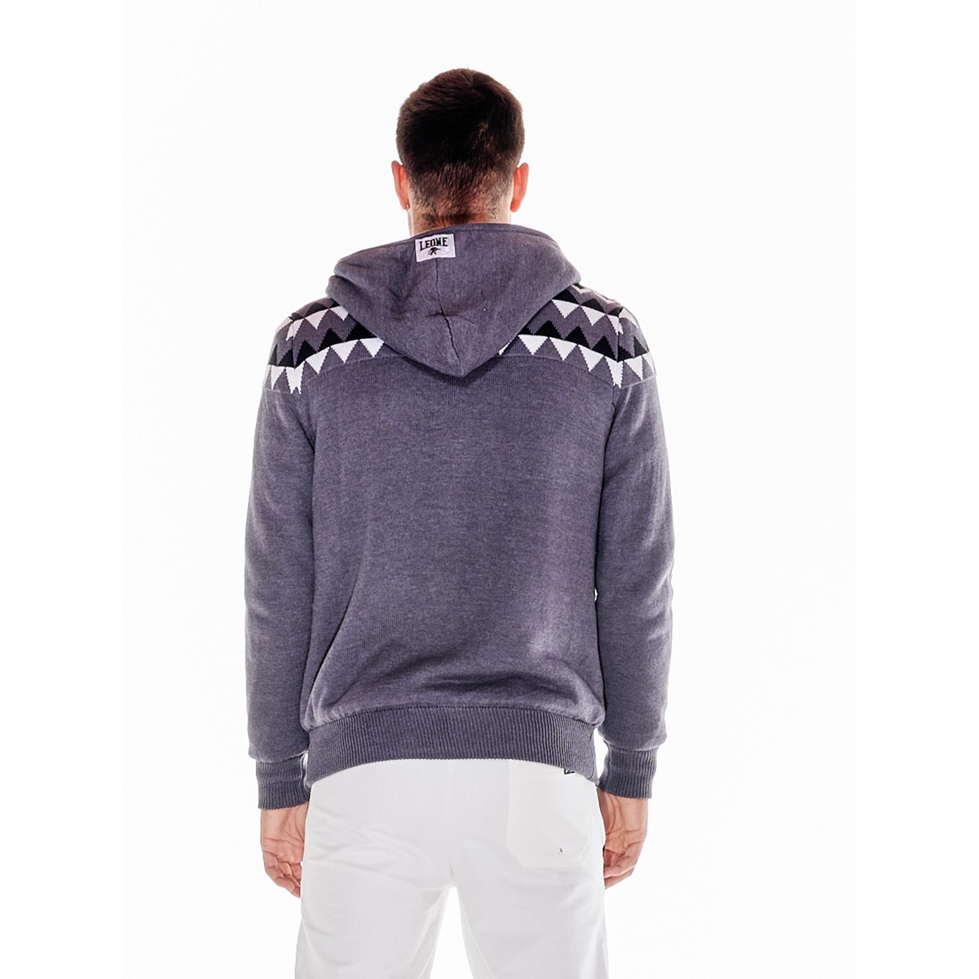 Sudadera de hombre Work Leisure de punto y sherpa con capucha