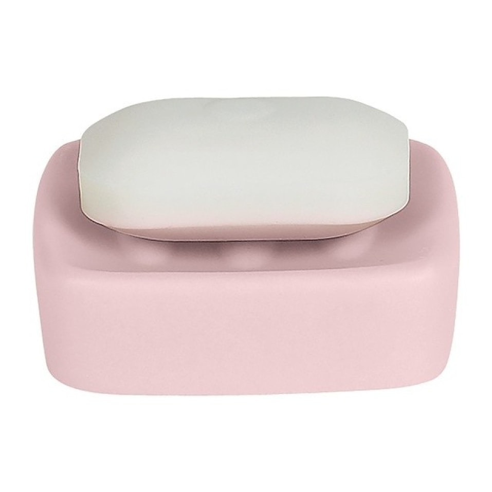 Porte savon Céramique RETRO Rose pastel Spirella