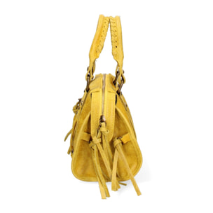 Borsa a spalla da donna - Modello Erisia - Vera pelle - 25.0 x 15.0 x 10.0 cm