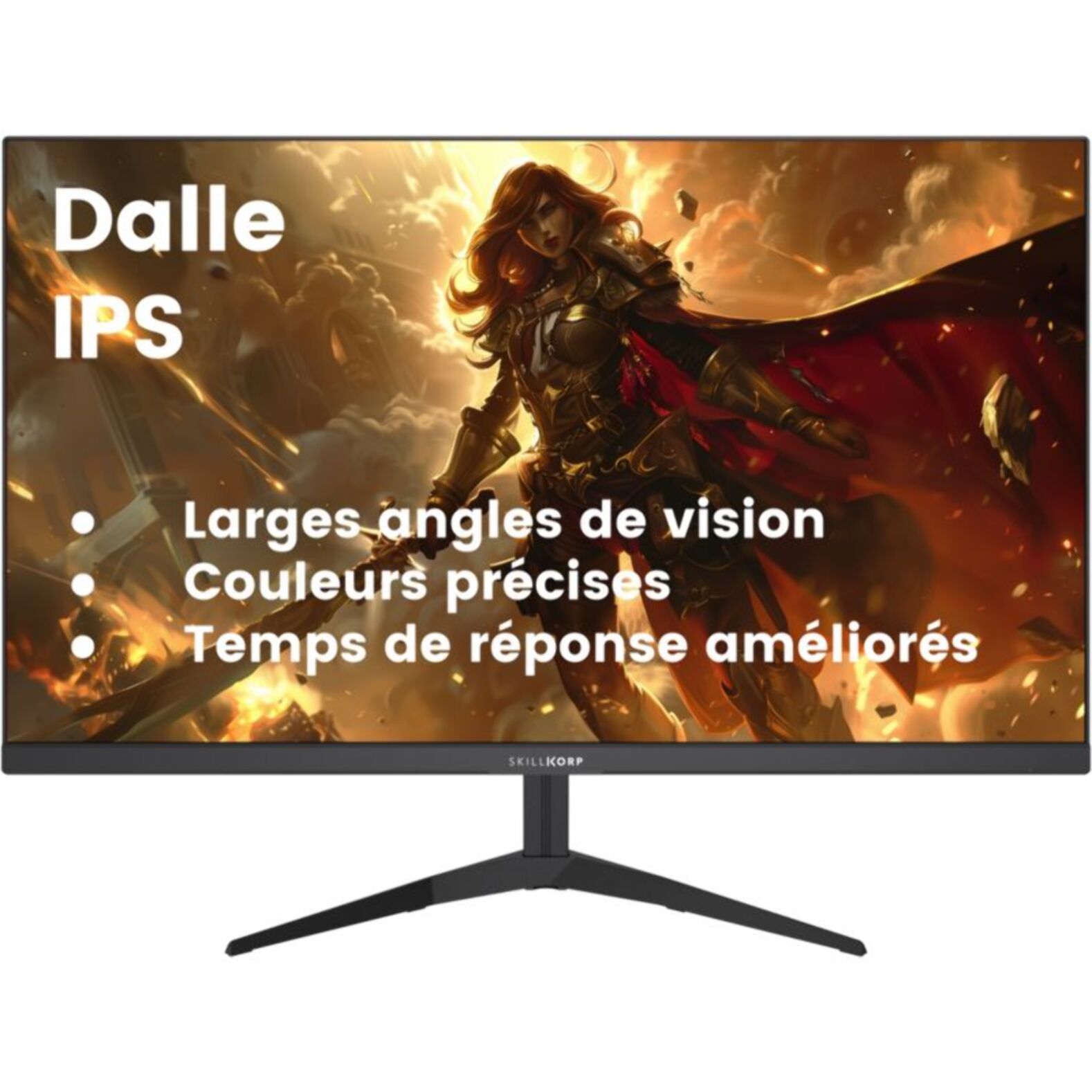 Ecran PC Gamer SKILLKORP SKP M24 24" Full HD 240Hz Fast IPS AMD FreeSync