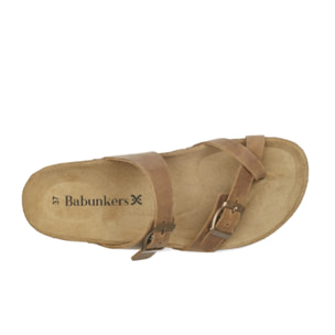 SANDALIA VEJER BABUNKERS MARRON