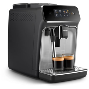 Expresso Broyeur PHILIPS EP2224/90 Noir Gris Perle série 2200 SilentBrew