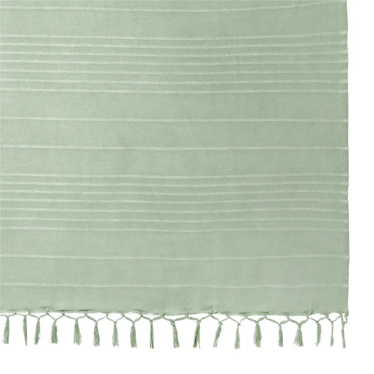Jeté de lit Anjali 220x160 vert céladon en coton