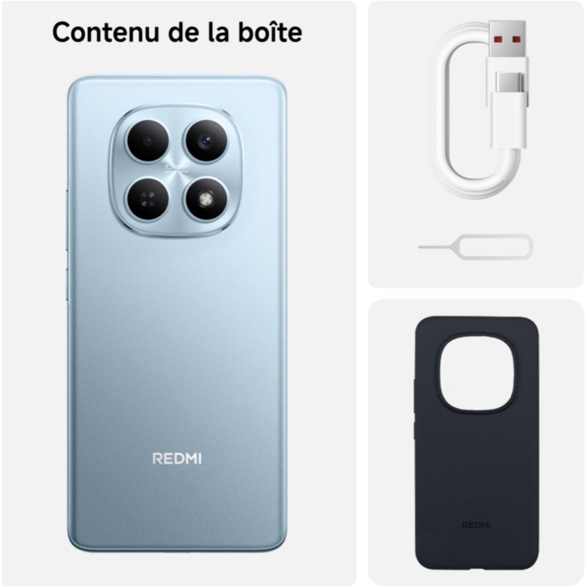 Smartphone XIAOMI Redmi Note 15 Bleu 128Go 4G