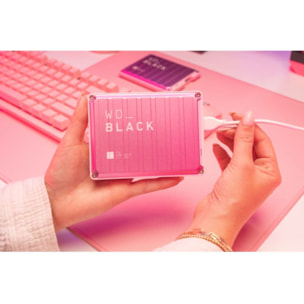 Disque dur externe WESTERN DIGITAL 2To Black P10 Game Drive Pink Worldwide