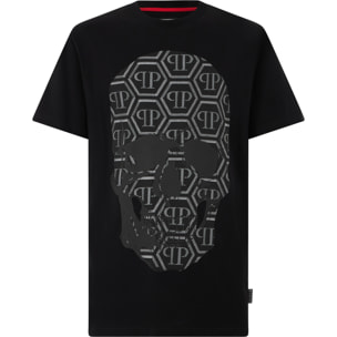 PHILIPP PLEIN Camiseta de cuello redondo y manga corta SKULL