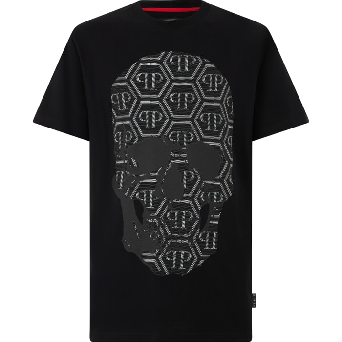 PHILIPP PLEIN Camiseta de cuello redondo y manga corta SKULL