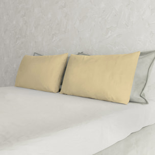 COPPIA FEDERE ELEGANT, 100% Microfibra - PANNA