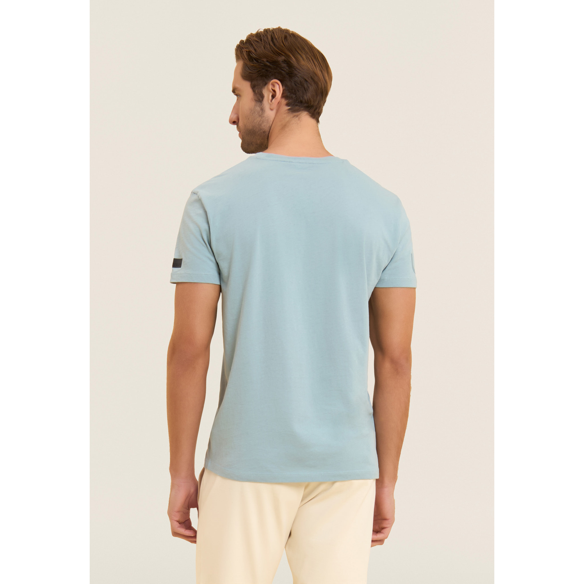 T-shirt Regular con Stampa Urban Tech